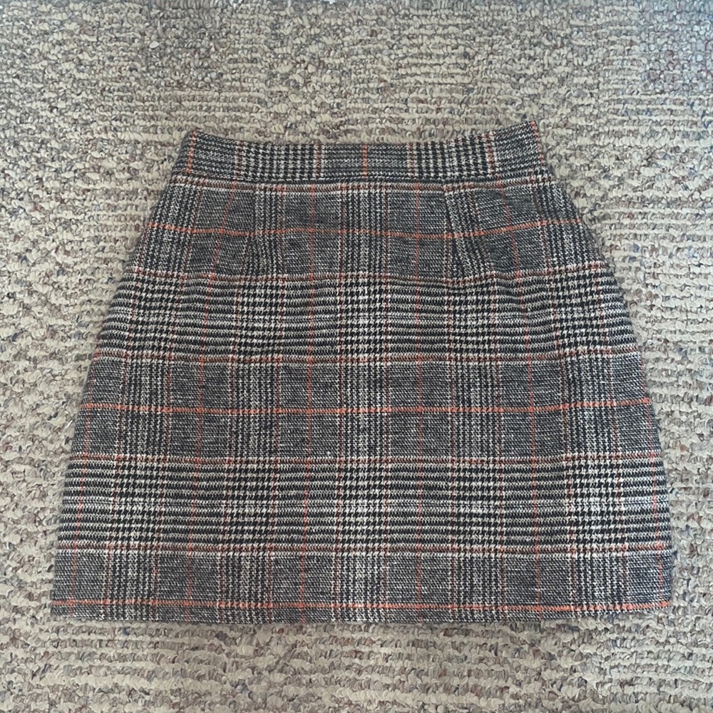 Plaid Mini Skirt